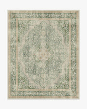 Adeline — Halı, Doğal Adaçayı, AREA, beyaz zemin, 8x10