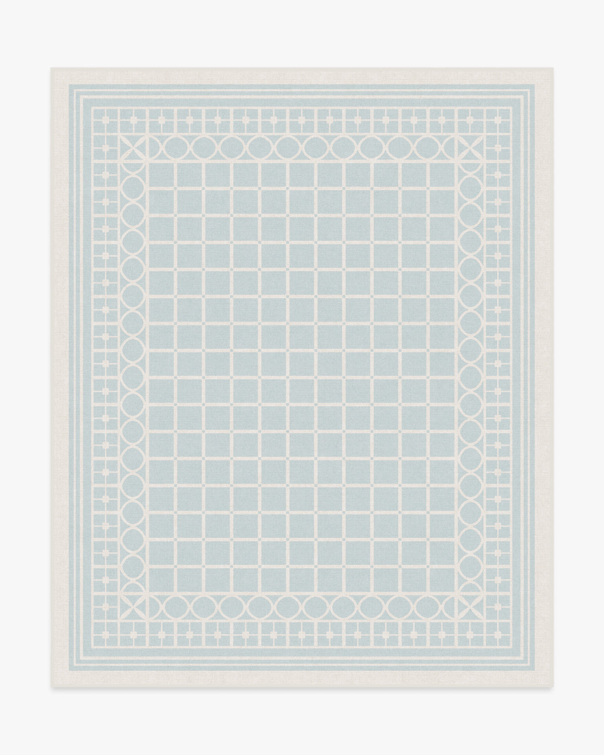 Gray Malin Palm Beach — Halı, Powder Mavi, AREA, beyaz zemin, 8x10