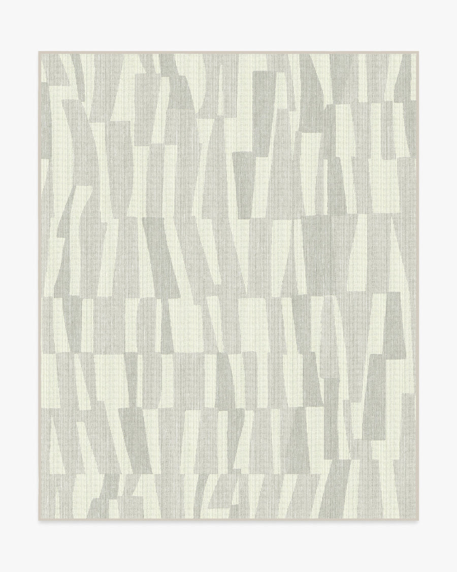 Enzo — Halı, Yumuşak Gri, AREA, beyaz zemin, 8x10