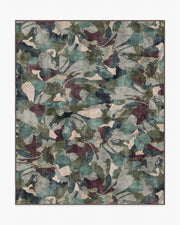 Peony Promenade — Halı, Aubergine, AREA, beyaz zemin, 8x10