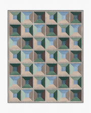 Hedra — Halı, Soft Turkuaz, AREA, beyaz zemin, 8x10