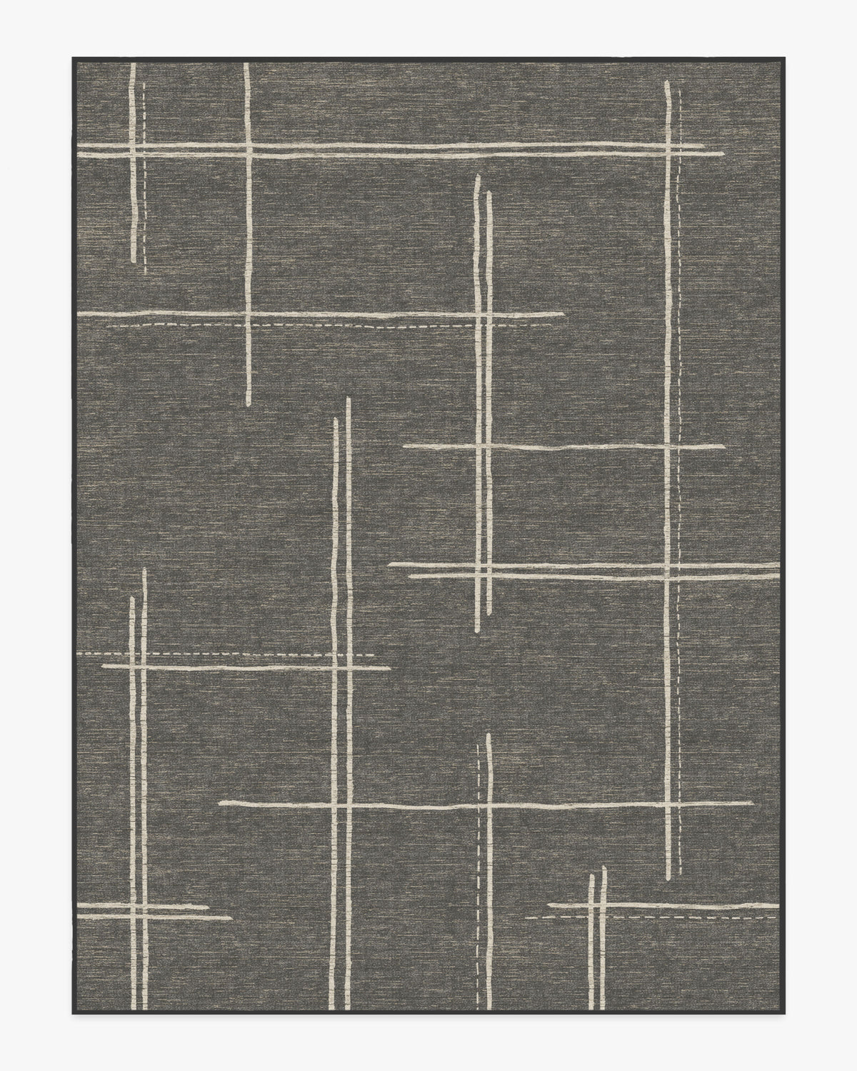 Stellan — Halı, Antrasit, AREA, beyaz zemin, 9x12