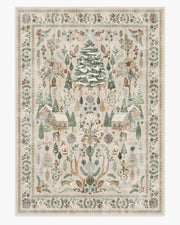 Juniper — Halı, Nötr Çok Renkli, AREA, beyaz zemin, 10x14