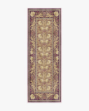 Morris And Co Pimpernel — Halı, Leylak, RUNNER, beyaz zemin, 2x7