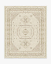 Shira — Halı, Fildişi Doğal, AREA, beyaz zemin, 8x10