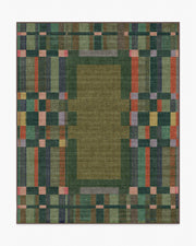 Lad — Halı, Zeytin, AREA, beyaz zemin, 8x10