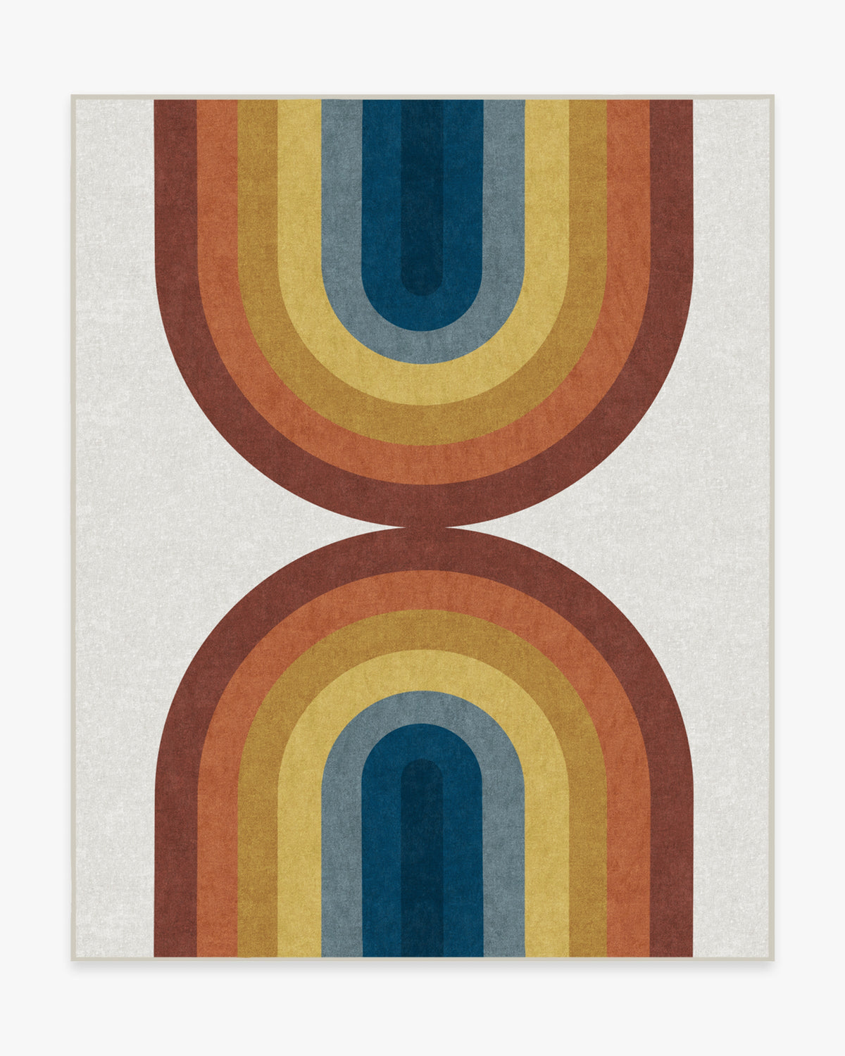 Absida — Halı, Gökkuşağı, AREA, beyaz zemin, 8x10