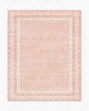 Eleanor — Halı, Yumuşak Pembe, AREA, beyaz zemin, 8x10