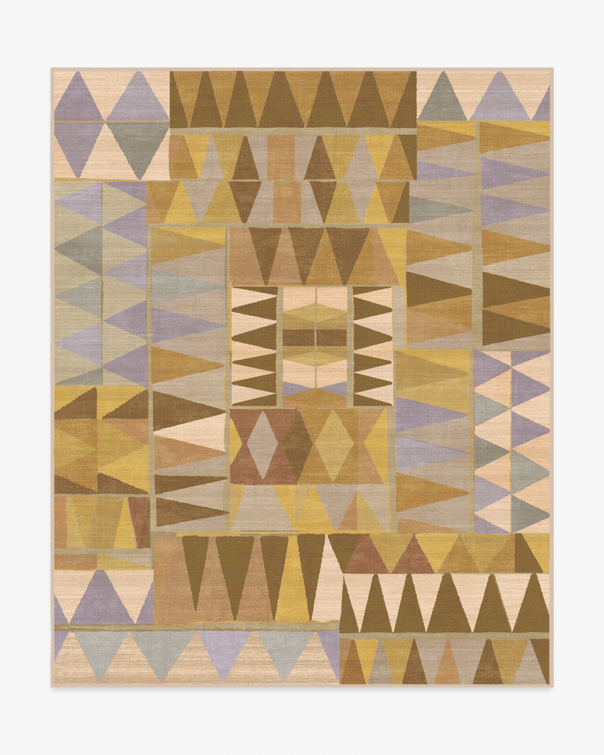 Cadra — Halı, Toprak Sarısı, AREA, beyaz zemin, 8x10