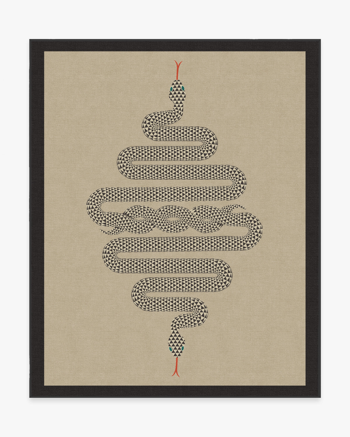 Venom — Halı, Nötr, AREA, beyaz zemin, 8x10