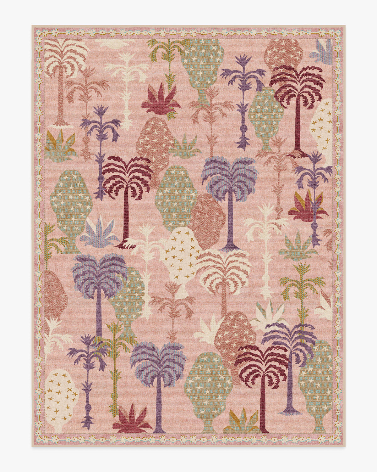 Palmistry — Halı, Yumuşak Pembe, AREA, beyaz zemin, 9x12