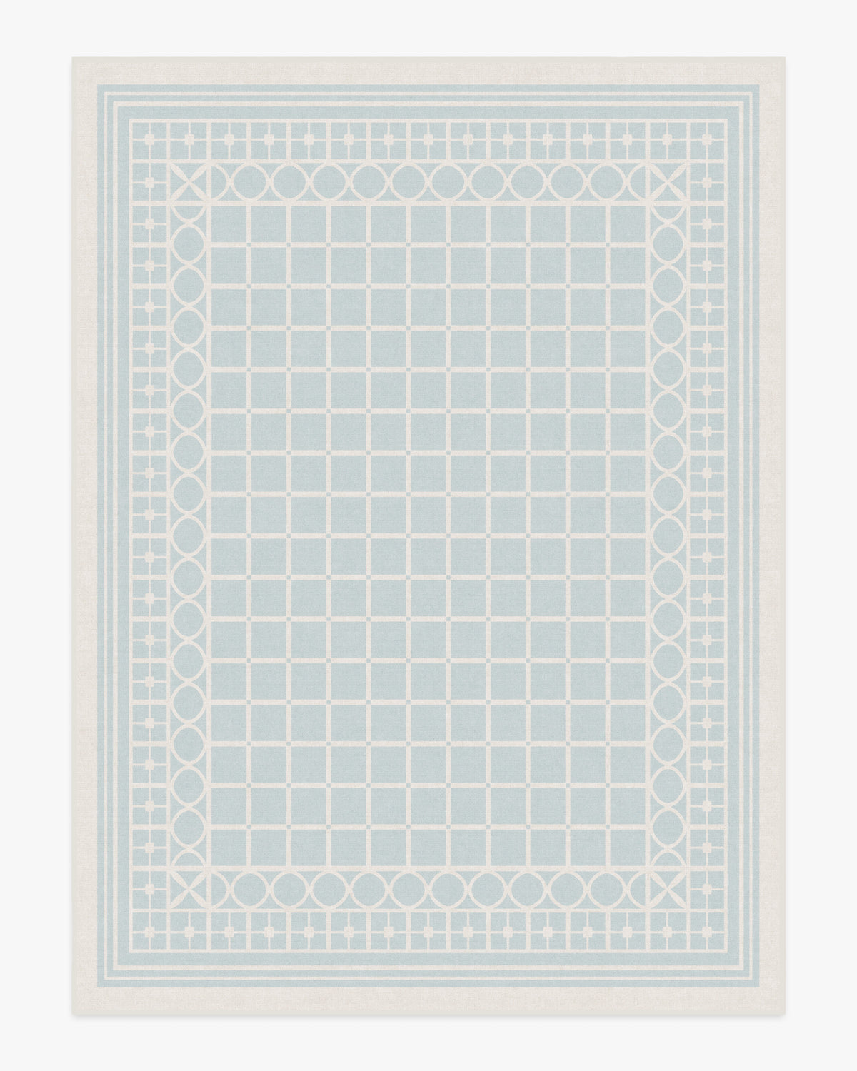Gray Malin Palm Beach — Halı, Powder Mavi, AREA, beyaz zemin, 9x12