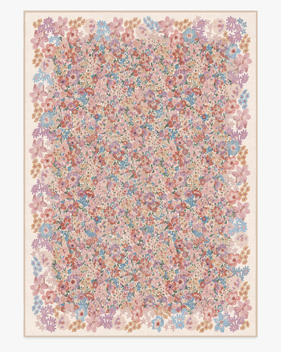 Artemis — Halı, Gül, AREA, beyaz zemin, 10x14