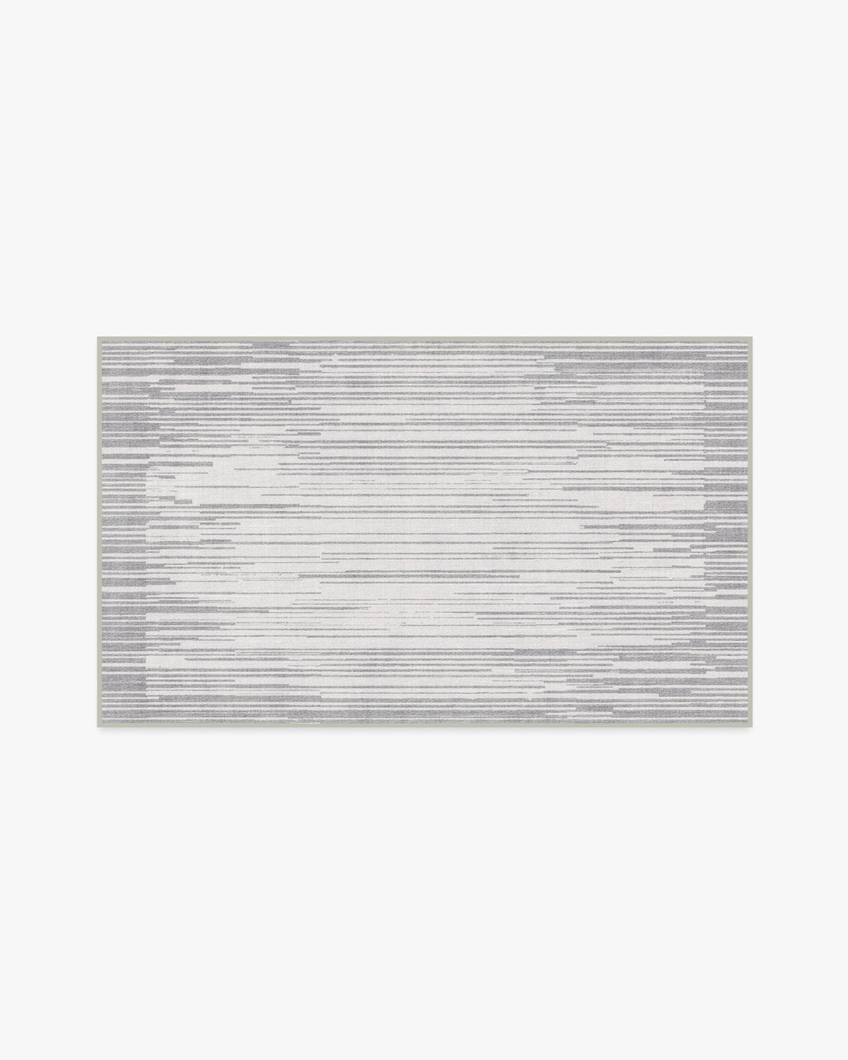Striated Border — Halı, Yumuşak Gri, AREA, beyaz zemin, 3x5