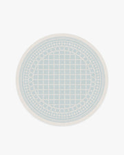 Gray Malin Palm Beach — Halı, Powder Mavi, ROUND, beyaz zemin, 6R