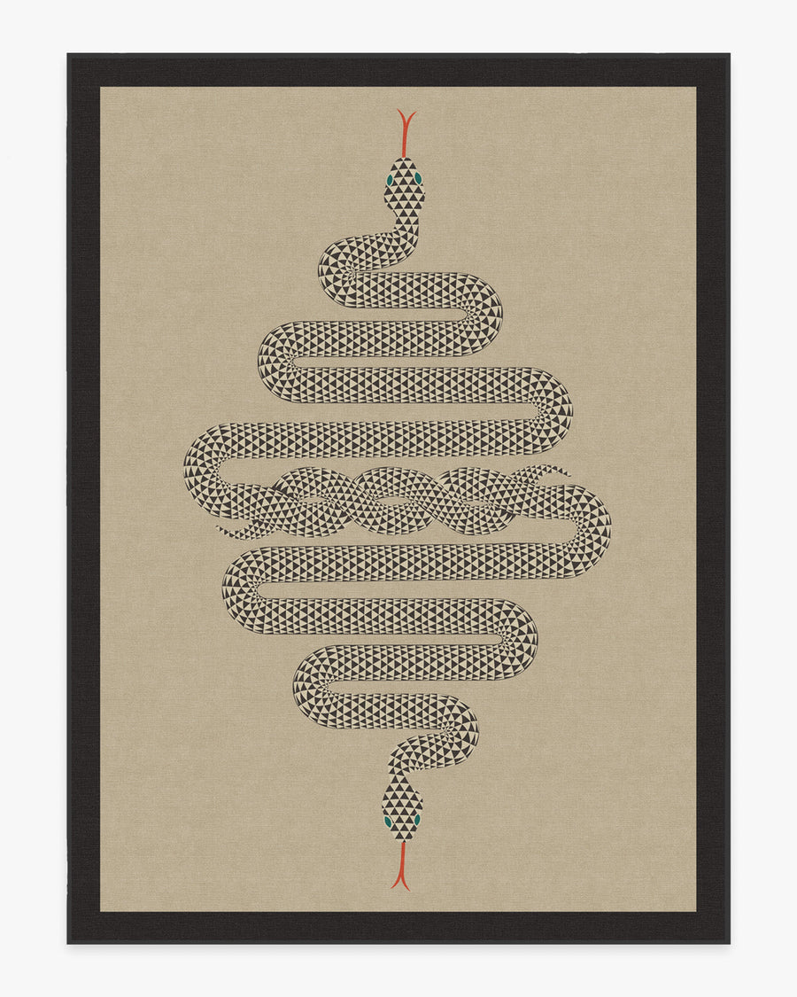 Venom — Halı, Nötr, AREA, beyaz zemin, 9x12