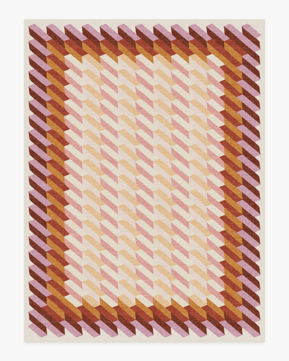 Echo — Halı, Auburn, AREA, beyaz zemin, 9x12