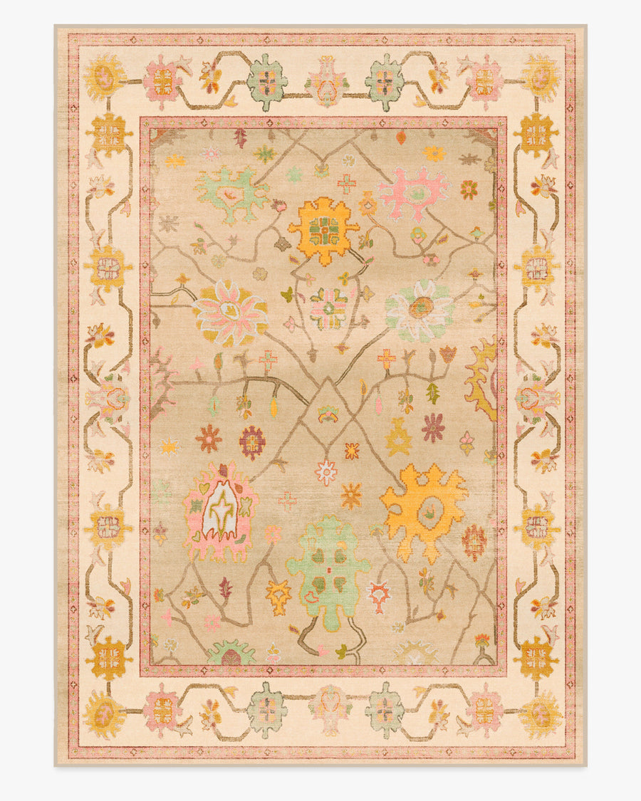 Jemima — Halı, Nötr Çok Renkli, AREA, beyaz zemin, 10x14