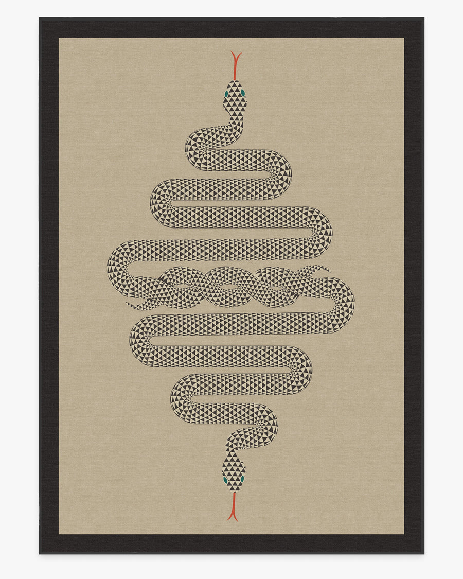 Venom — Halı, Nötr, AREA, beyaz zemin, 10x14