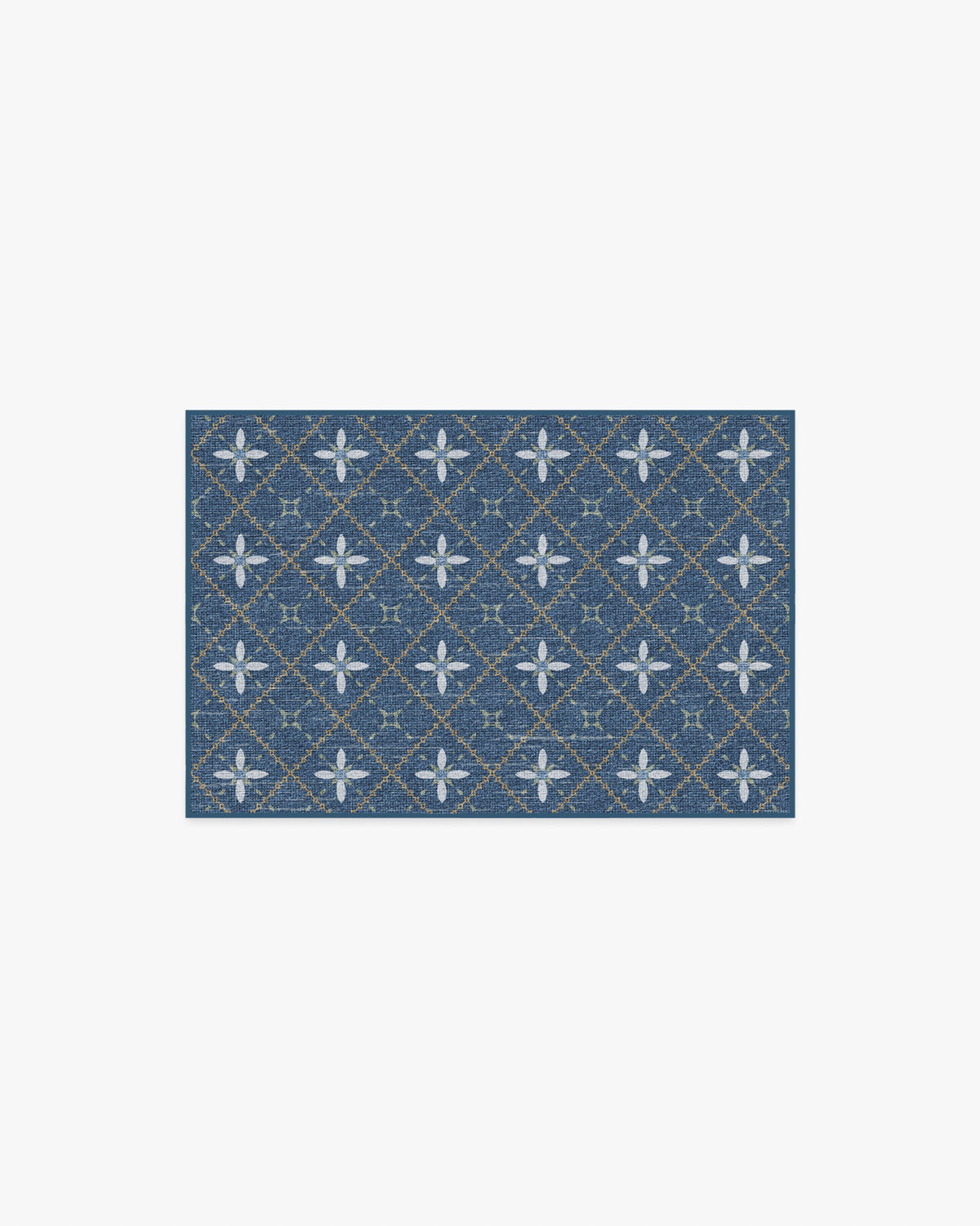 Alva — Halı, Lacivert, AREA, beyaz zemin, 2x3