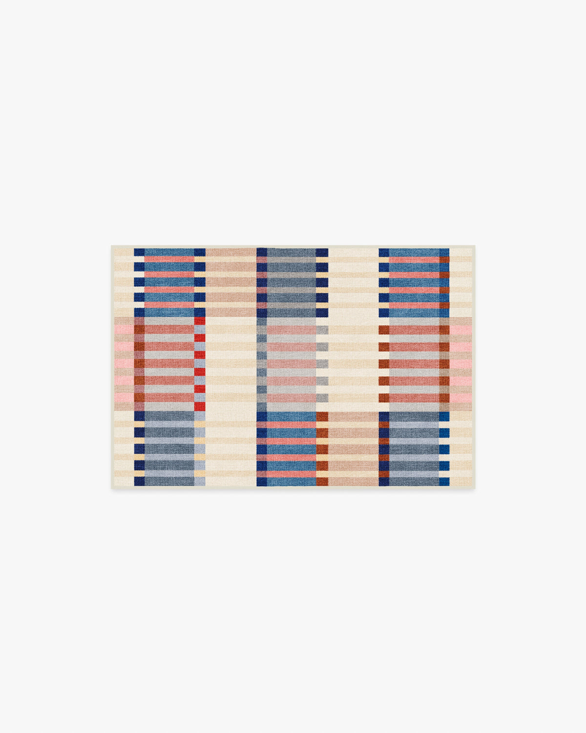Quincy — Halı, Çok Renkli, AREA, beyaz zemin, 2x3