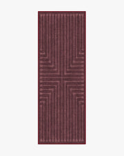 Inkdrop — Halı, Bordo, RUNNER, beyaz zemin, 2x7