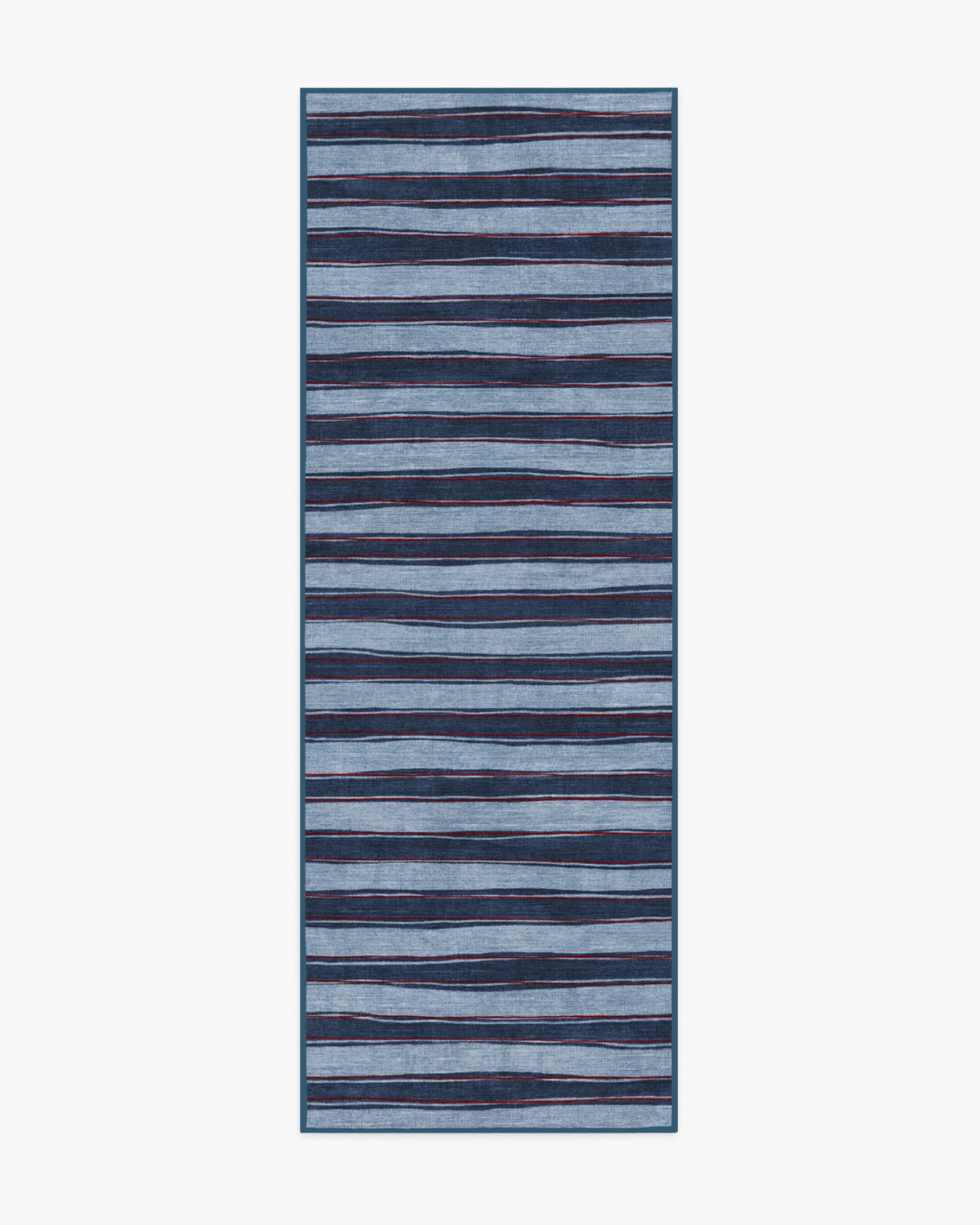 Marin — Halı, Lacivert, RUNNER, beyaz zemin, 2x7