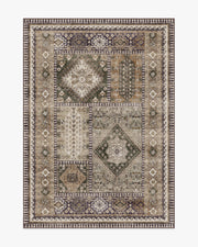 Rumi — Halı, Zeytin Taba, AREA, beyaz zemin, 5x7