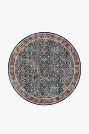 Celestine — Halı, Safir, ROUND, beyaz zemin, 6R