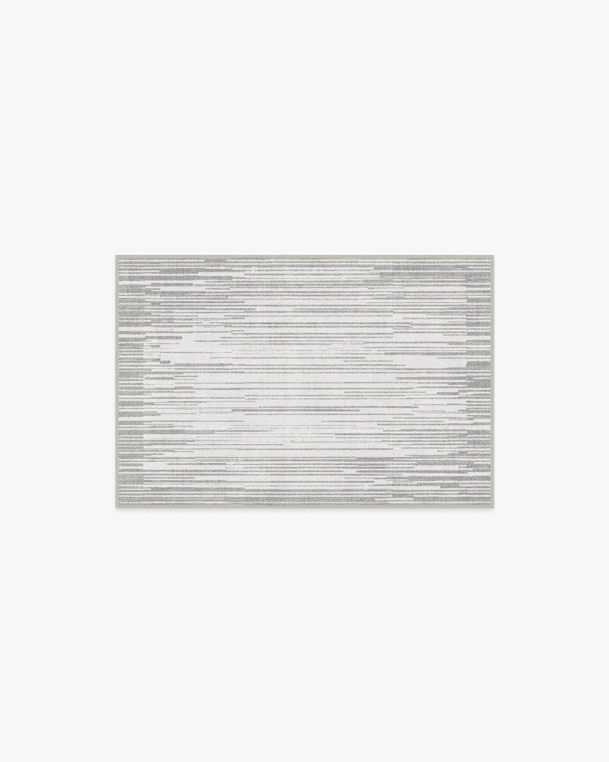 Striated Border — Halı, Yumuşak Gri, AREA, beyaz zemin, 2x3