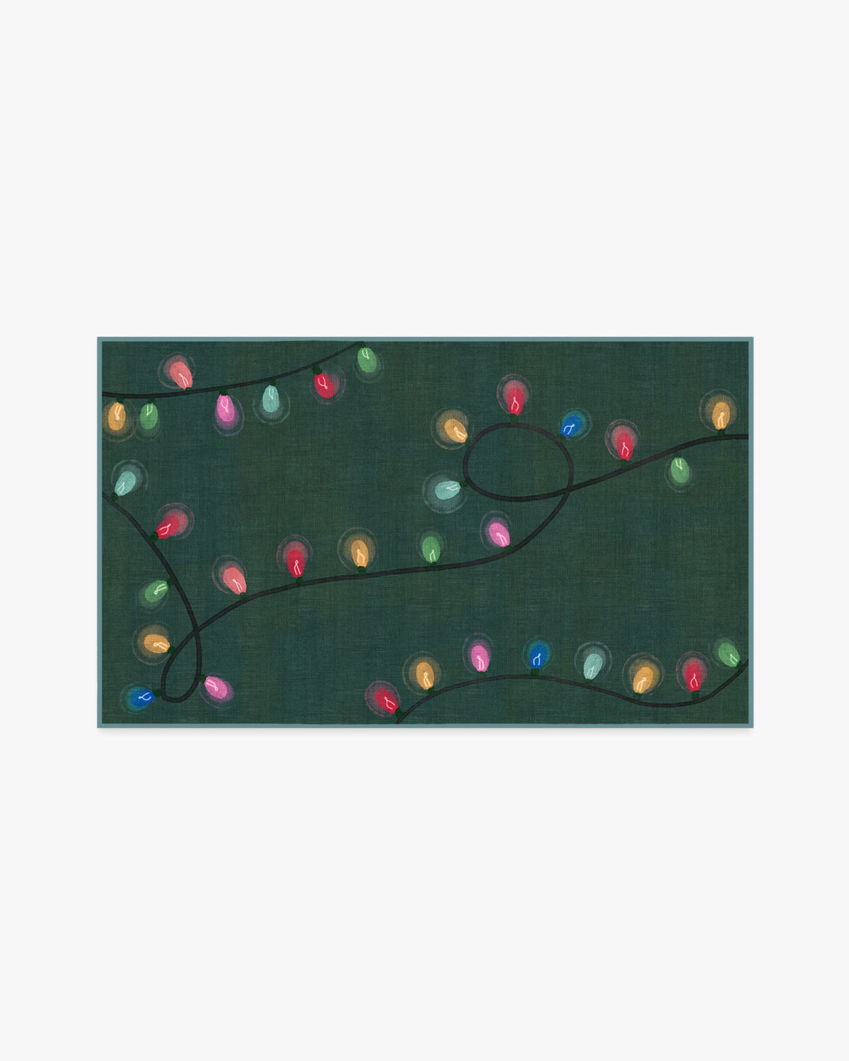 Let It Glow — Halı, Yeşil, AREA, beyaz zemin, 3x5