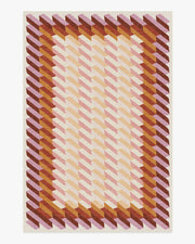 Echo — Halı, Auburn, AREA, beyaz zemin, 6x9
