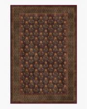 Sundara — Halı, Kahverengi Zeytin, AREA, beyaz zemin, 6x9