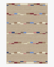 Rift — Halı, Vizon, AREA, beyaz zemin, 6x9