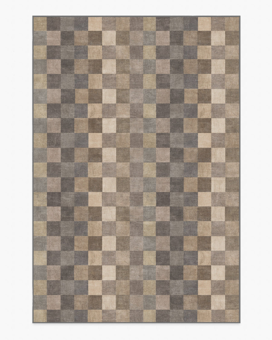 Flux — Halı, Soft Bej, AREA, beyaz zemin, 6x9