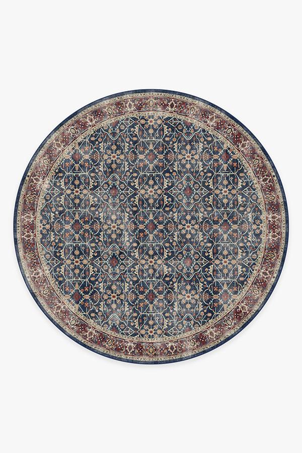 Celestine — Halı, Safir, ROUND, beyaz zemin, 8R