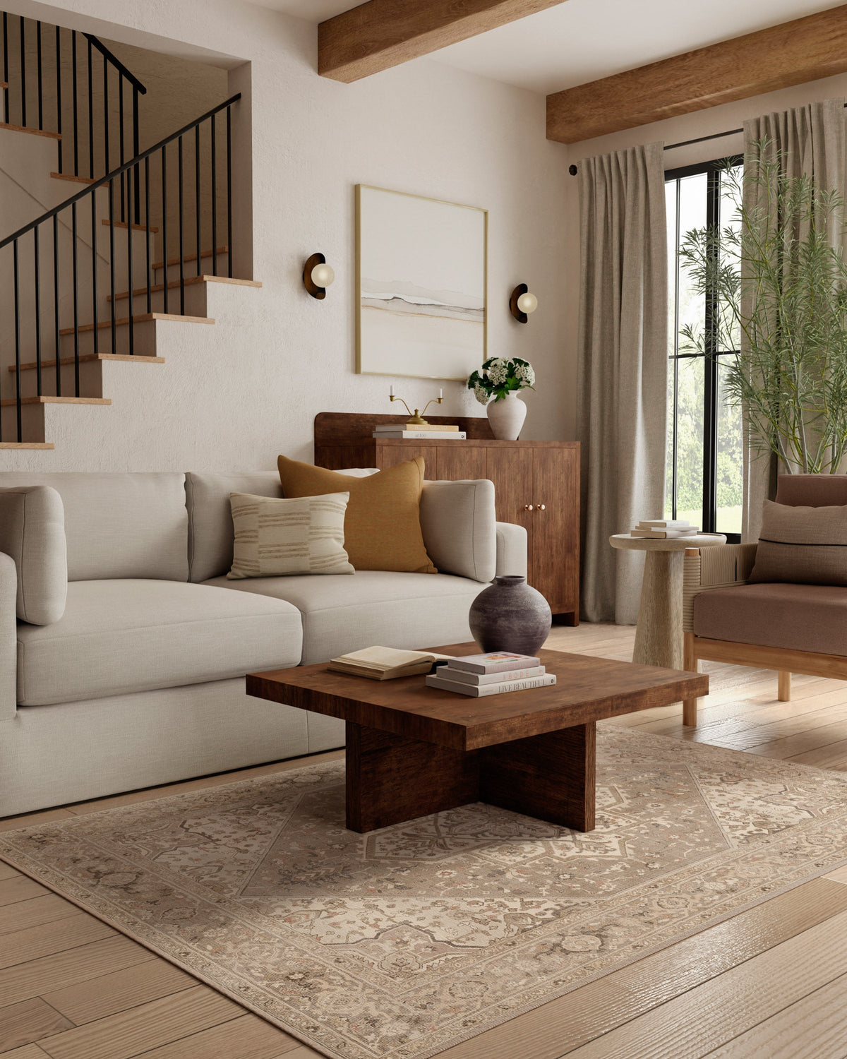 Santiago — Halı, Gri Ela, AREA, yaşam alanı, 5x7
