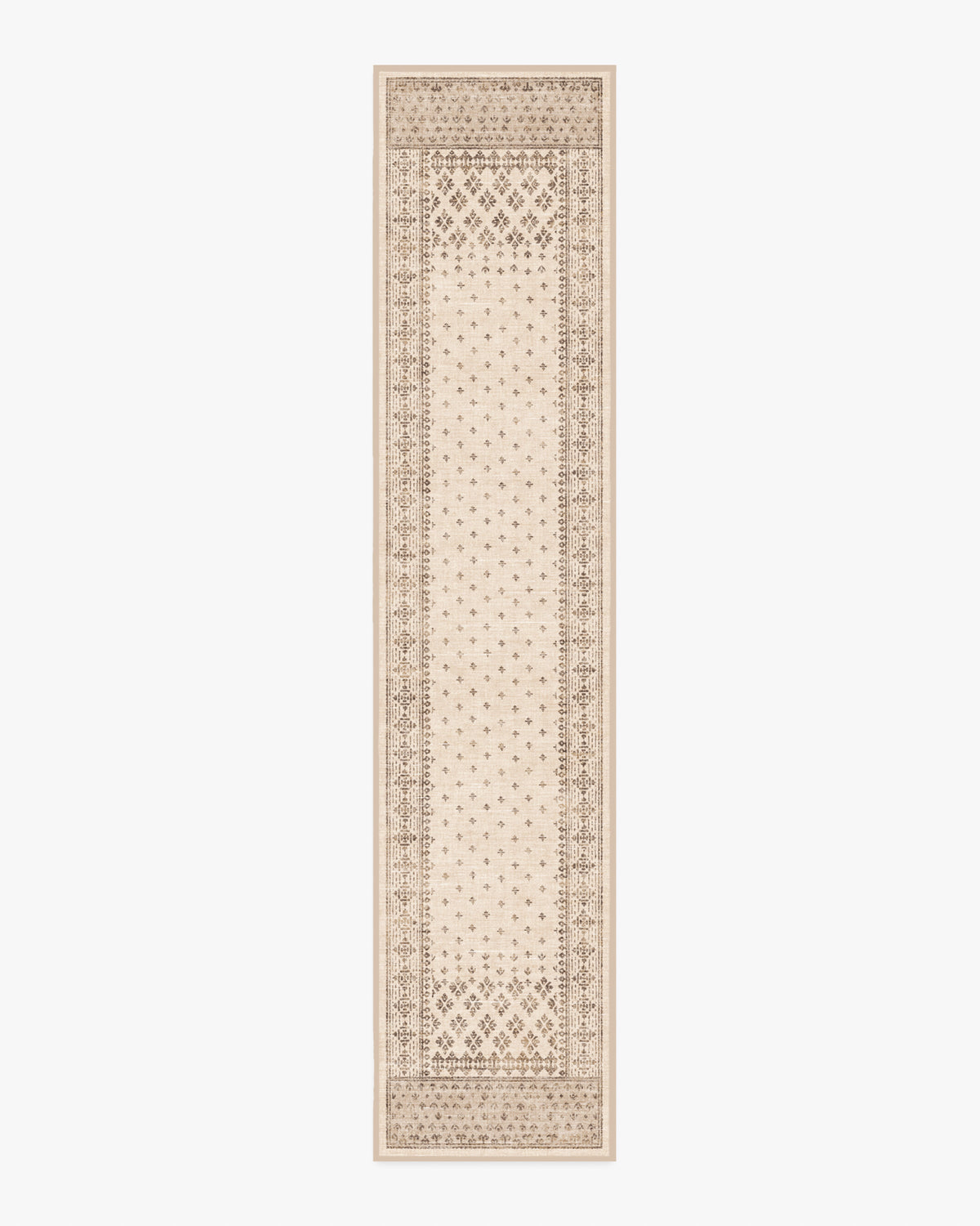 Fernanda — Halı, Krem, RUNNER, beyaz zemin, 2x12