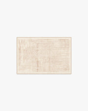 Linear Oasis — Halı, Nötr, AREA, beyaz zemin, 2x3
