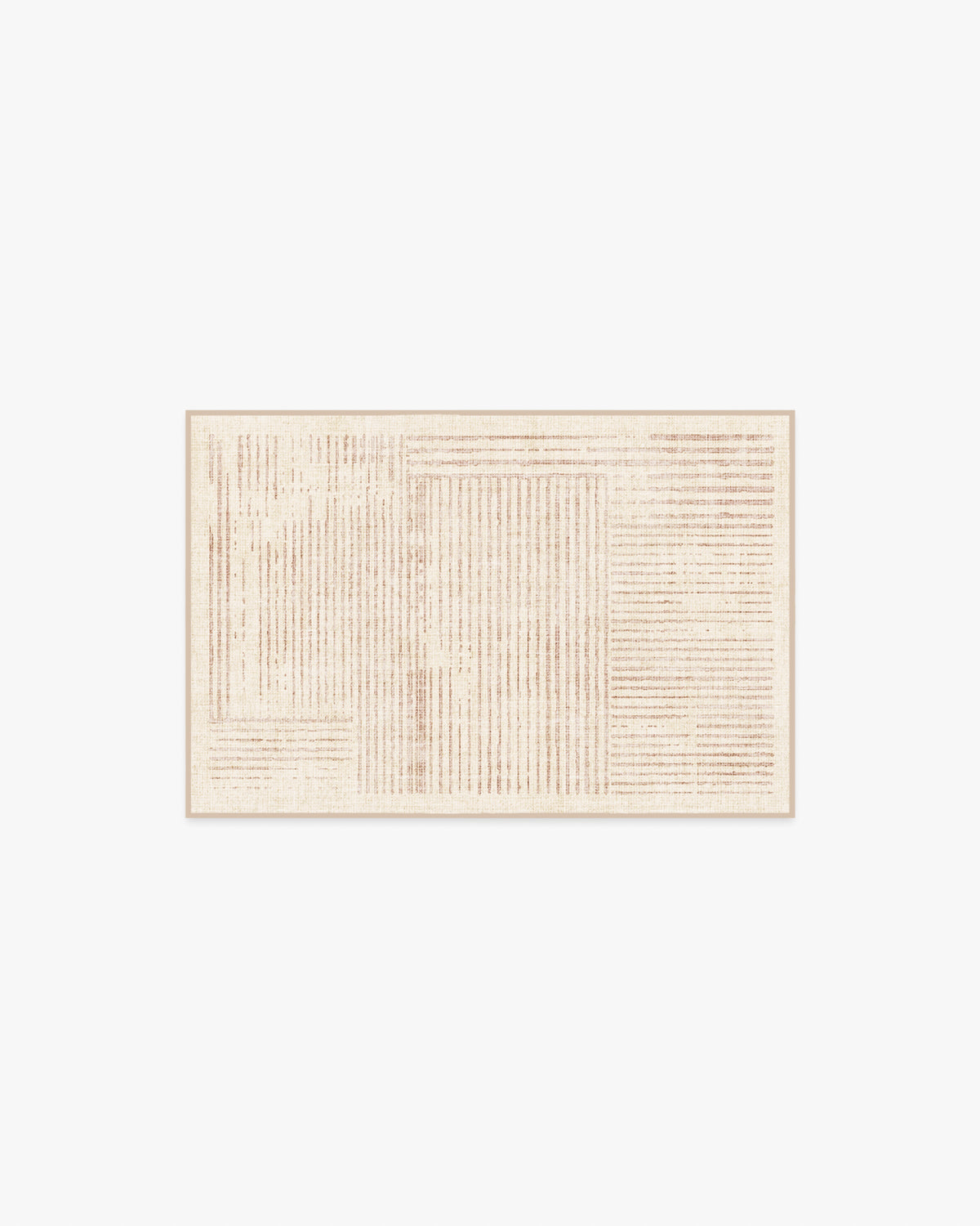 Linear Oasis — Halı, Nötr, AREA, beyaz zemin, 2x3
