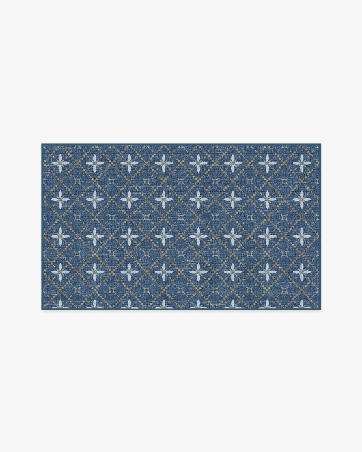 Alva — Halı, Lacivert, AREA, beyaz zemin, 3x5