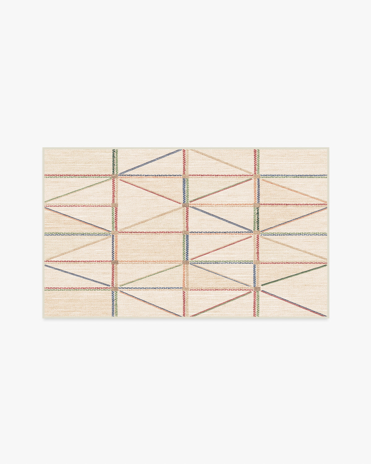 Ulysses — Halı, Çok Renkli, AREA, beyaz zemin, 3x5