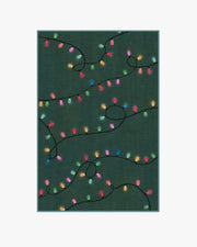 Let It Glow — Halı, Yeşil, AREA, beyaz zemin, 4x6