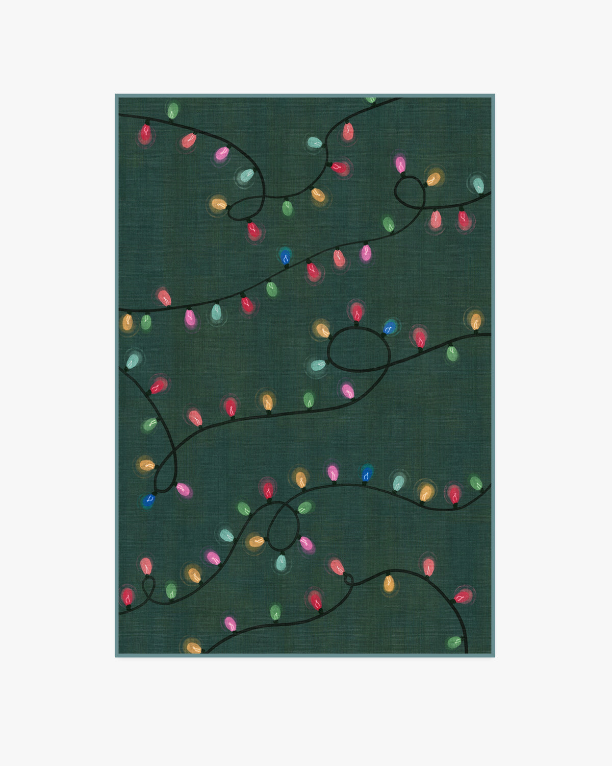 Let It Glow — Halı, Yeşil, AREA, beyaz zemin, 4x6