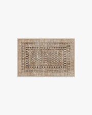 Cyrus — Halı, Gül Altın, AREA, beyaz zemin, 2x3