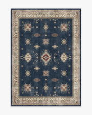 Verena — Halı, Safir, AREA, beyaz zemin, 5x7