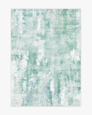 Alister — Halı, İnci Yeşil, AREA, beyaz zemin, 5x7