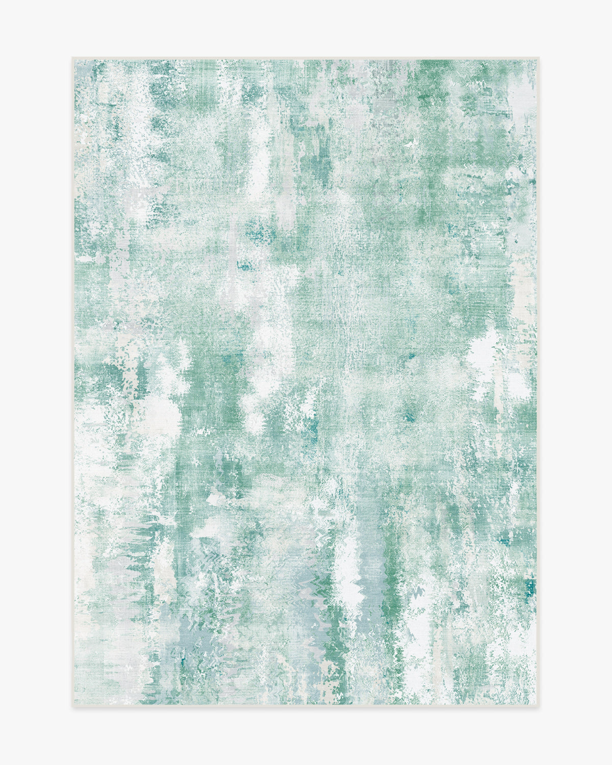 Alister — Halı, İnci Yeşil, AREA, beyaz zemin, 5x7
