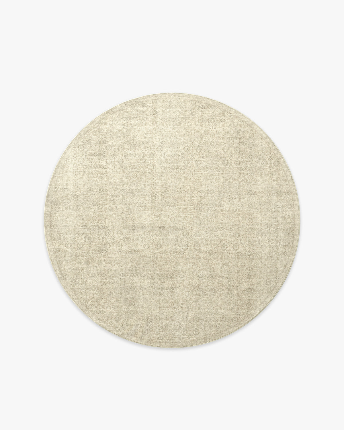 Sierra — Halı, Bej - Huş, ROUND, beyaz zemin, 6R