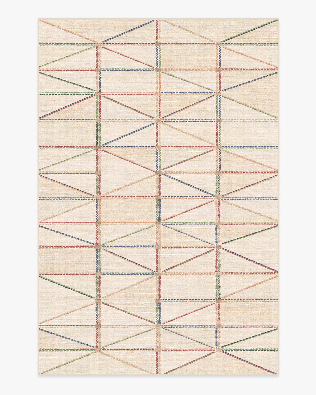Ulysses — Halı, Çok Renkli, AREA, beyaz zemin, 6x9